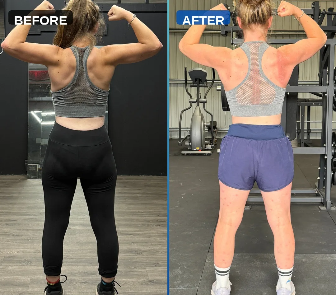 Evolve Coaching client before and after transformation 1