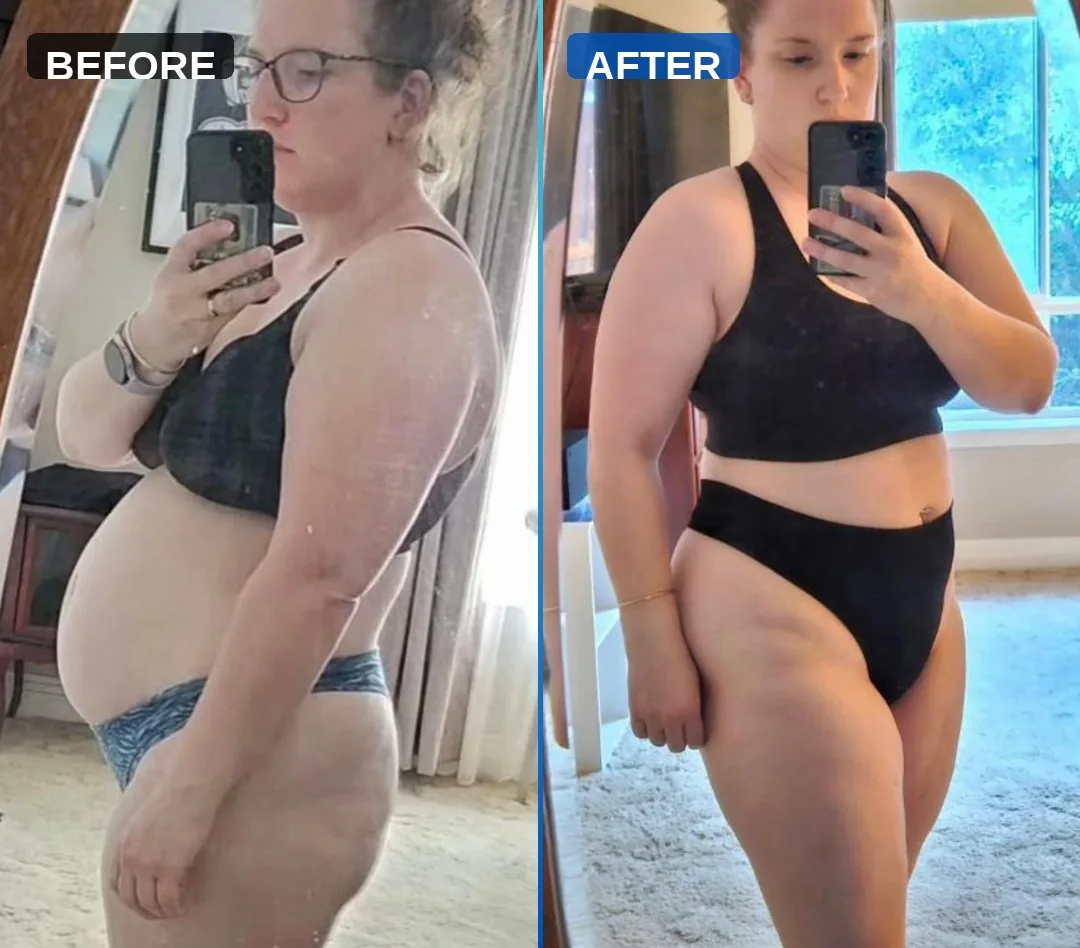 Evolve Coaching client before and after transformation 3
