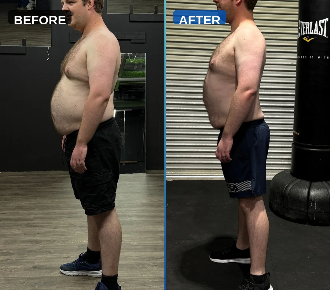 Evolve Coaching client before and after transformation 4