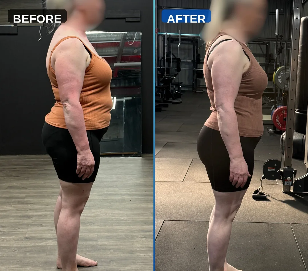 Evolve Coaching client before and after transformation 5