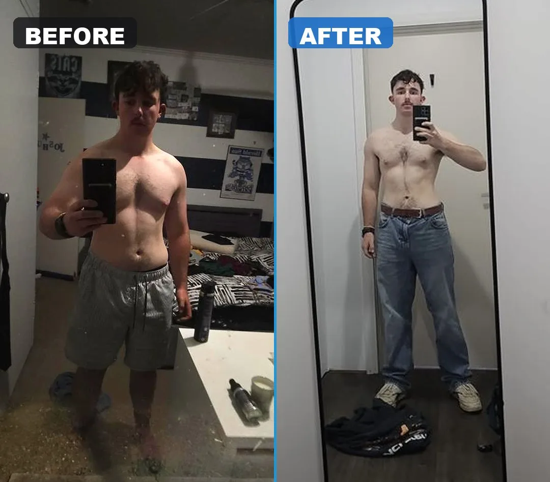 An Evolve before and after, 8