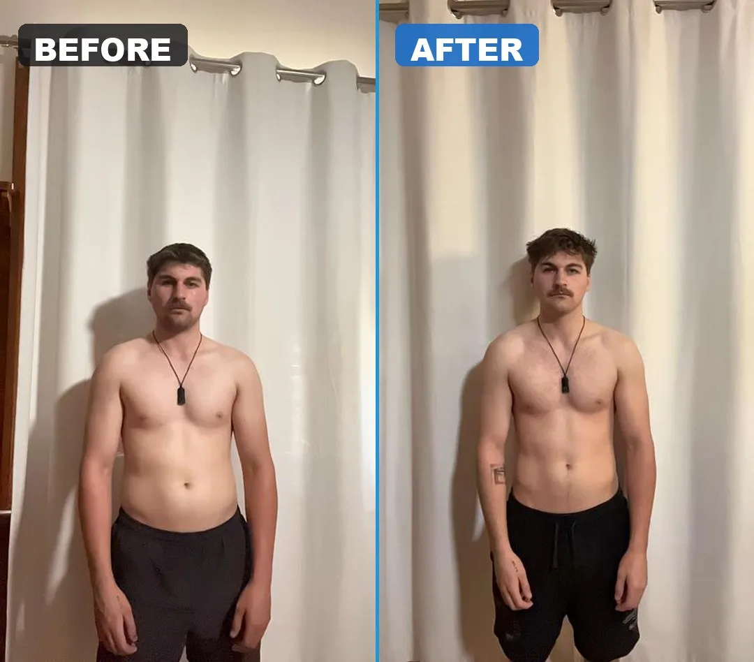 An Evolve before and after, 2