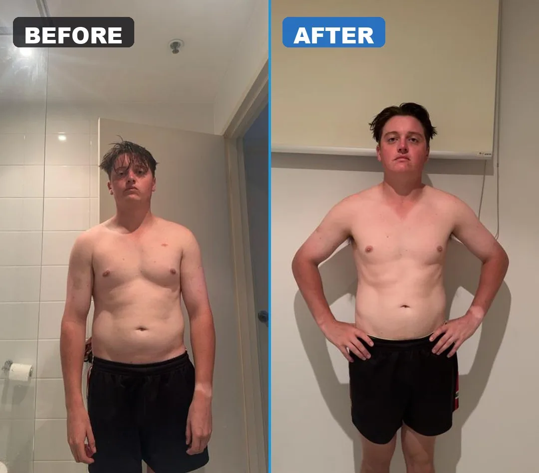 An Evolve before and after, 6